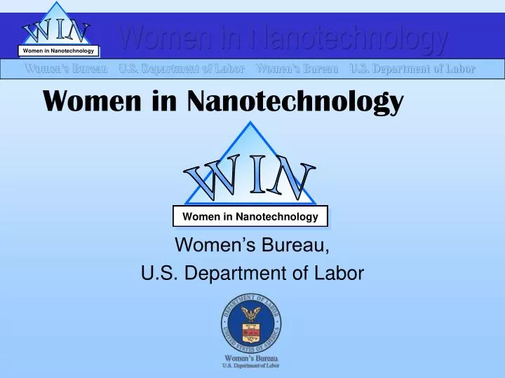 women in nanotechnology