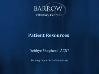 Patient Resources