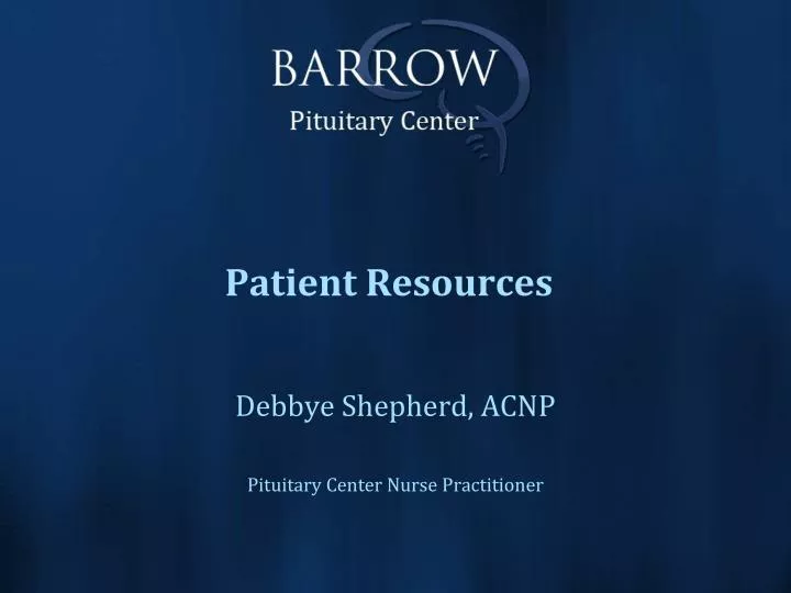 patient resources