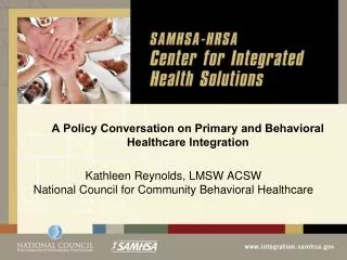 A Policy Conversation on Primary and Behavioral Healthcare Integration