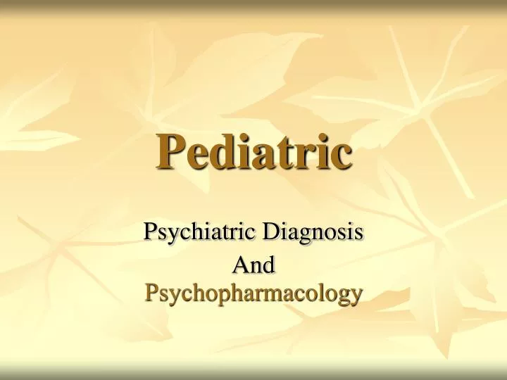 pediatric