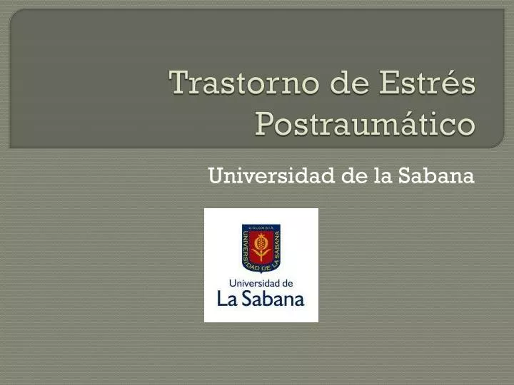 trastorno de estr s postraum tico