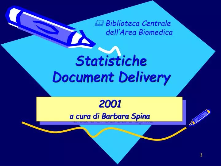 statistiche document delivery
