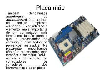 placa m e