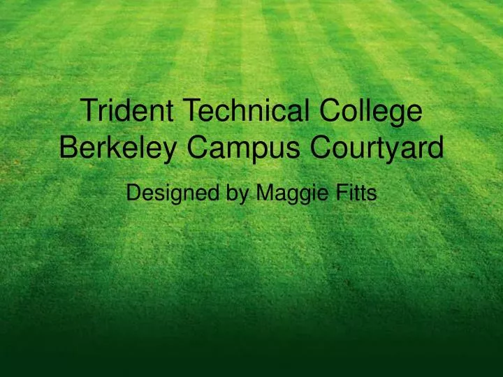 trident technical college berkeley campus courtyard