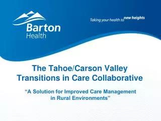 The Tahoe/Carson Valley Transitions in Care Collaborative