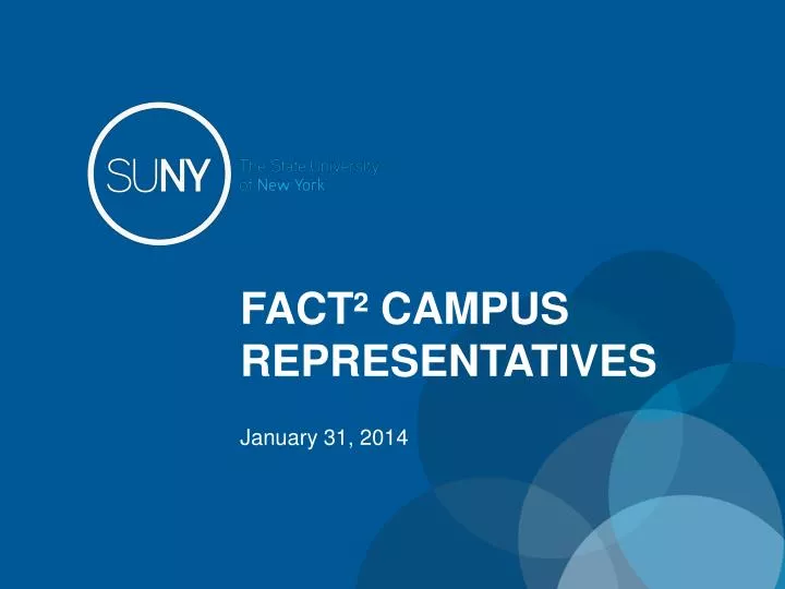 fact campus representatives