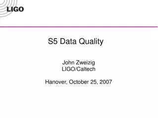 S5 Data Quality