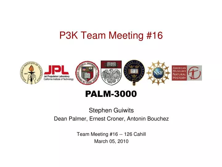 p3k team meeting 16