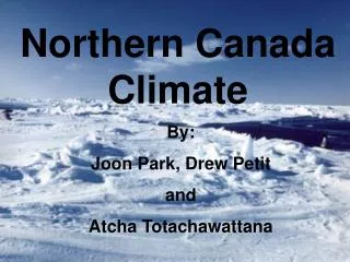 Northern Canada Climate