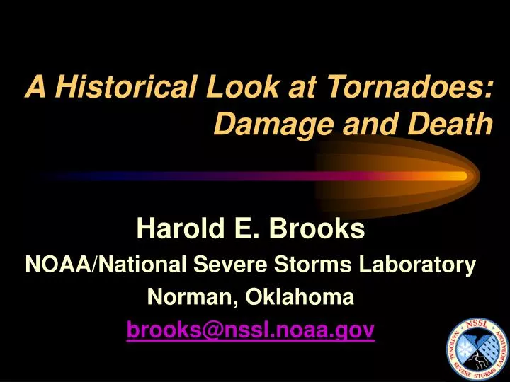 a historical look at tornadoes damage and death