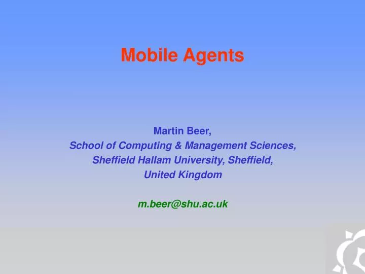 mobile agents