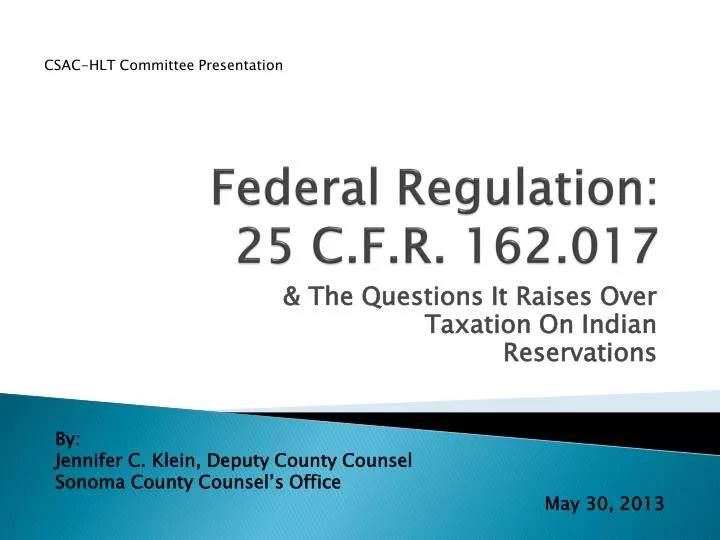 federal regulation 25 c f r 162 017