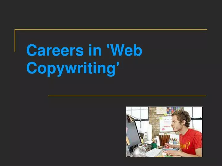 careers in web copywriting