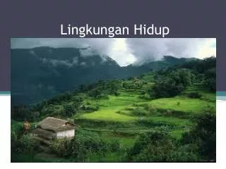 lingkungan hidup