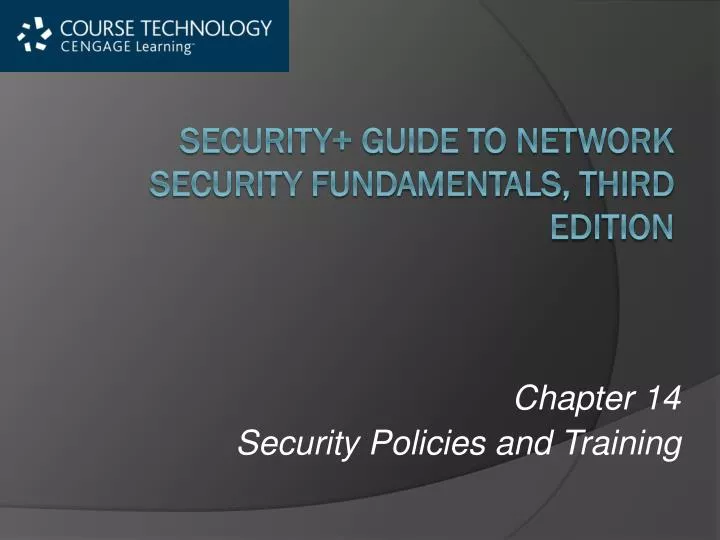 chapter 14 security policies and training