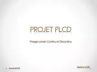 pesage lorrain continu et discontinu