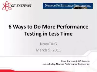 6 Ways to Do More Performance Testing in Less Time