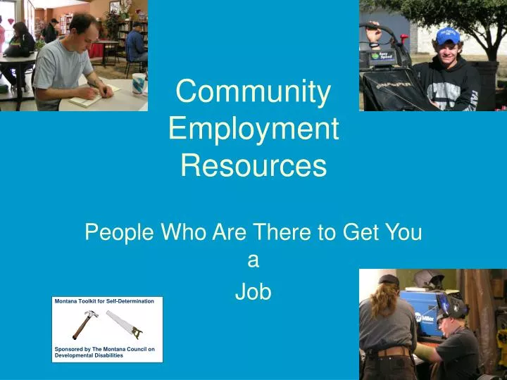 community employment resources