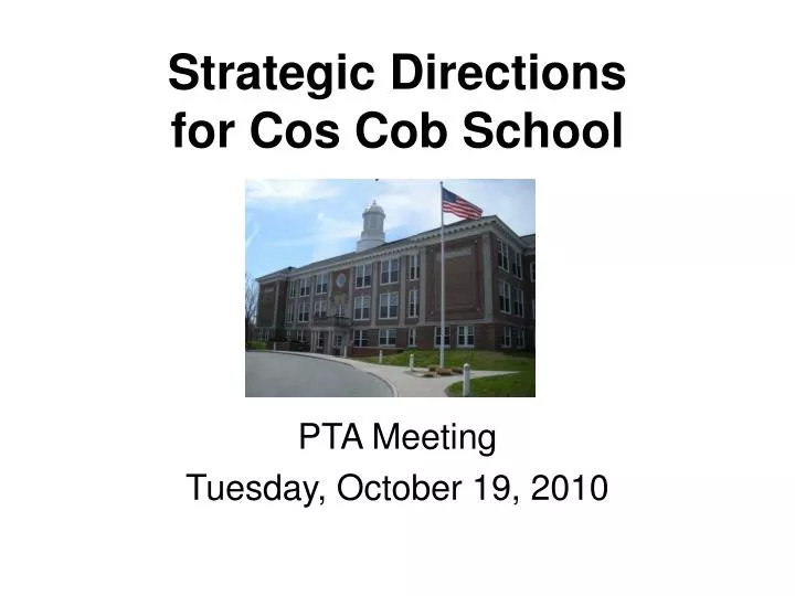strategic directions for cos cob school