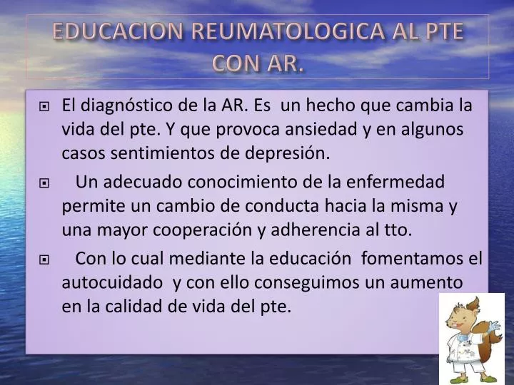 educacion reumatologica al pte con ar