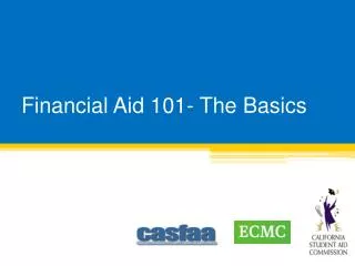 Financial Aid 101- The Basics