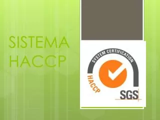 sistema haccp