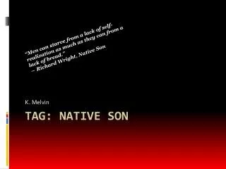 TAG: Native Son