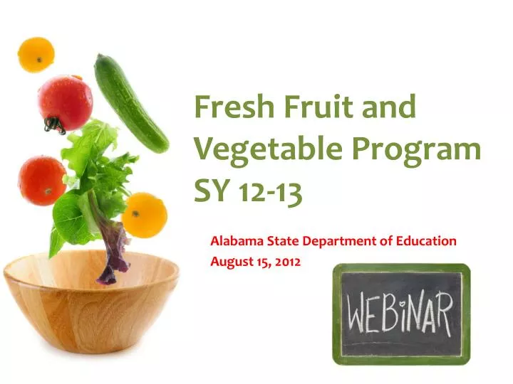 fresh fruit and vegetable program sy 12 13