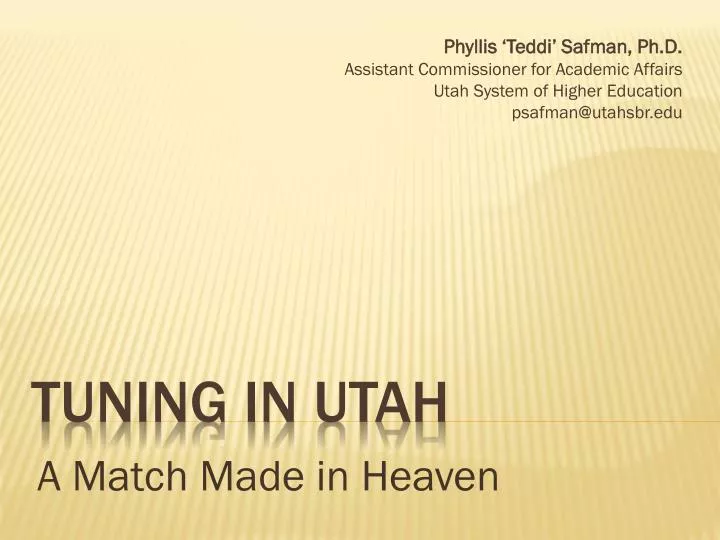 a match made in heaven