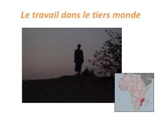 le travail dans le tiers monde