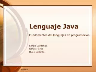 lenguaje java