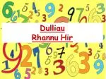 Dulliau Rhannu Hir - slide 1