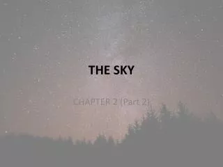 the sky
