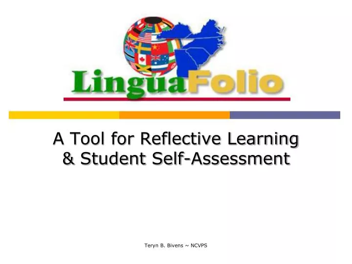 a tool for reflective learning student self assessment