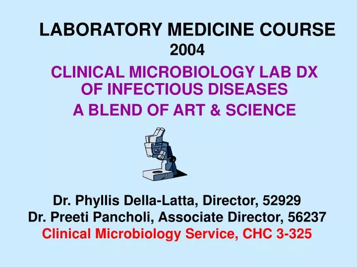 laboratory medicine course 2004