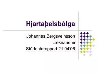 hjarta elsb lga