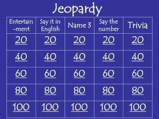 Jeopardy