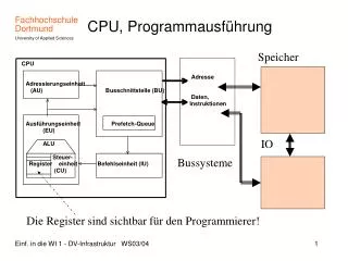 cpu programmausf hrung
