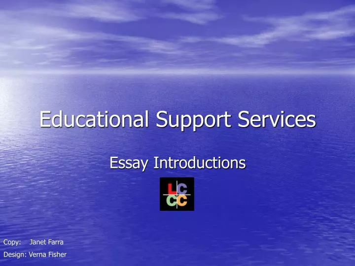 educational support services