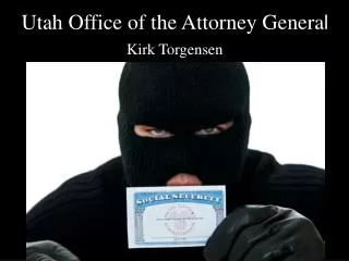 Utah Office of the Attorney Genera l
