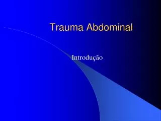 trauma abdominal