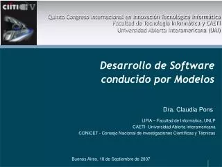 desarrollo de software conducido por modelos