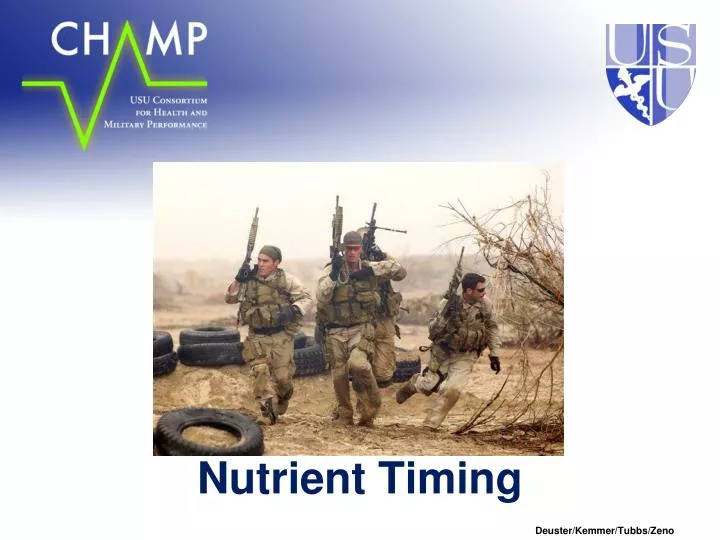 nutrient timing