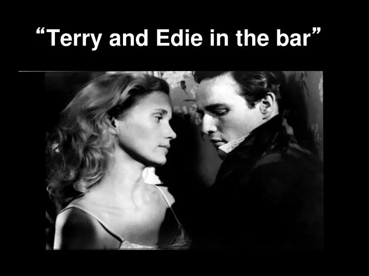 terry and edie in the bar