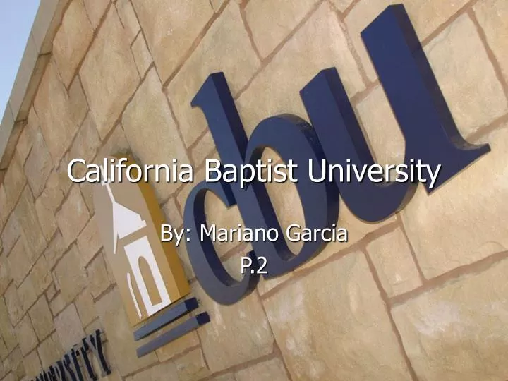 california baptist university