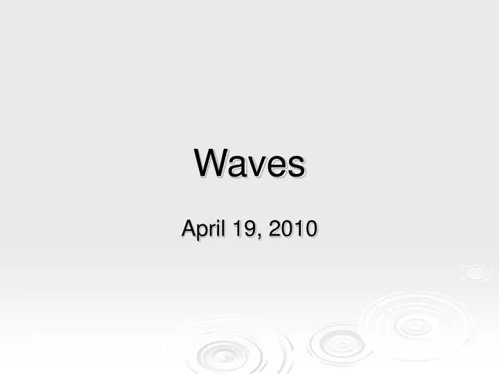 waves