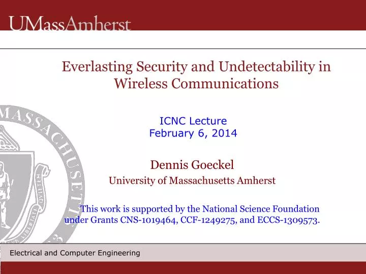 everlasting security and undetectability in wireless communications