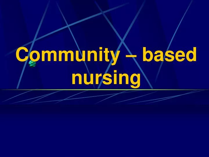 community based nursing