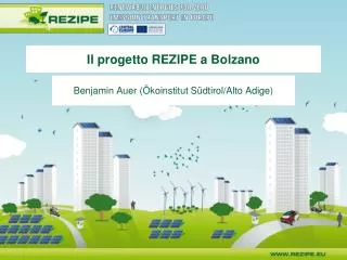 Il progetto REZIPE a Bolzano